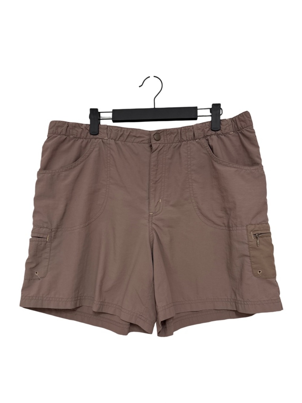 Columbia Hiking Shorts RN 69724 Brown Lightweight Nylon Women’s Large